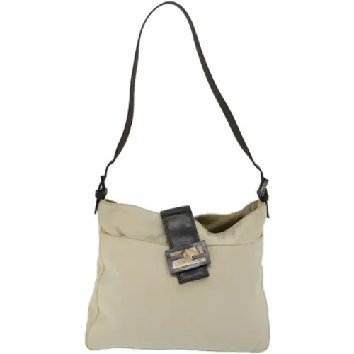 Pre-owned Canvas shoulder-bags , female, Sizes: ONE SIZE - Fendi Vintage - Modalova