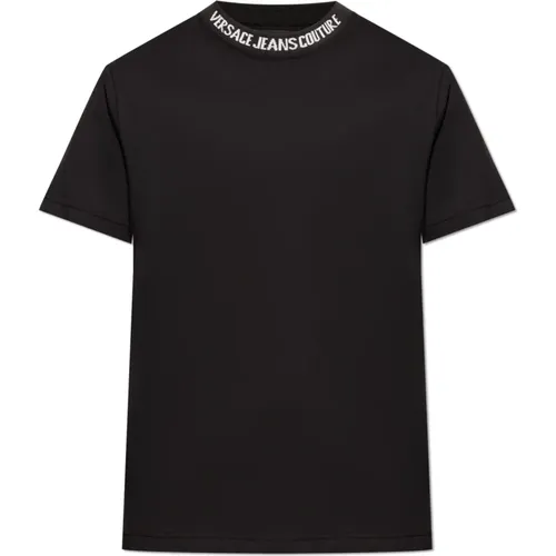 T-Shirt mit Logo , Herren, Größe: XL - Versace Jeans Couture - Modalova