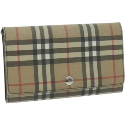 Pre-owned Leather wallets , female, Sizes: ONE SIZE - Burberry Vintage - Modalova