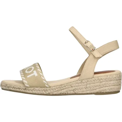 Glitter Sandalen , Damen, Größe: 37 EU - Tommy Hilfiger - Modalova