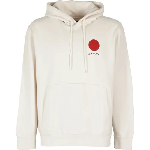 Japanese Sun Hoodie , male, Sizes: XL - Edwin - Modalova