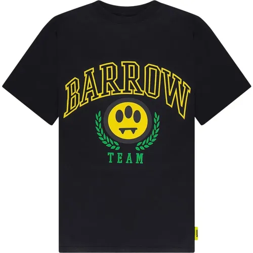 Vintage Oversize Baumwoll T-Shirt , unisex, Größe: XS - Barrow - Modalova