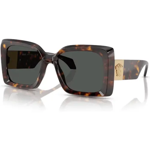 Bold Square Sunglasses , female, Sizes: 54 MM - Versace - Modalova