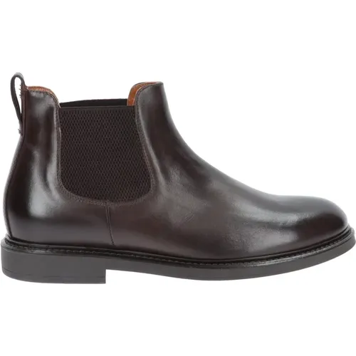 Herren Leder Stiefeletten - Nerogiardini - Modalova