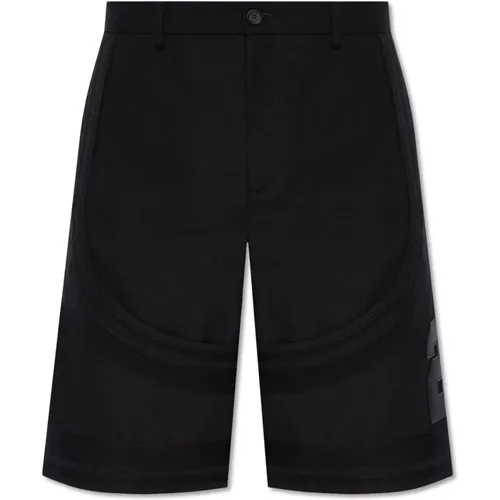 Wool shorts , male, Sizes: M - Off White - Modalova