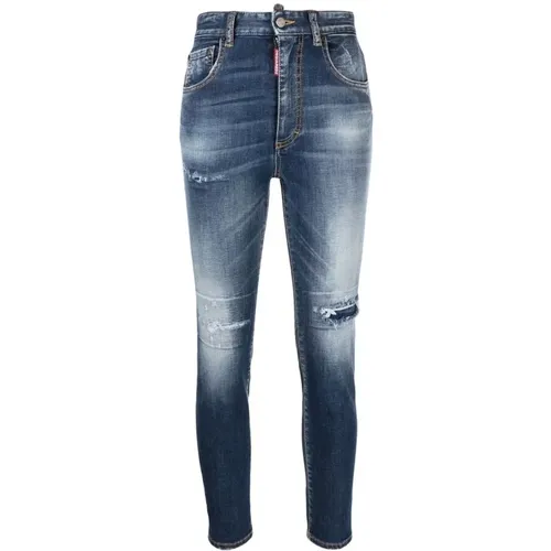 Trousers,Bequeme Slim-fit Jeans für Frauen - Dsquared2 - Modalova