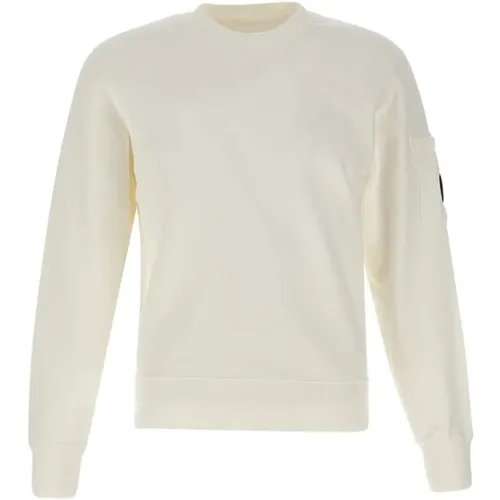 Men's Cotton Sweatshirt , male, Sizes: L - C.P. Company - Modalova
