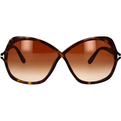 Classic Butterfly Sunglasses , unisex, Sizes: 64 MM - Tom Ford - Modalova