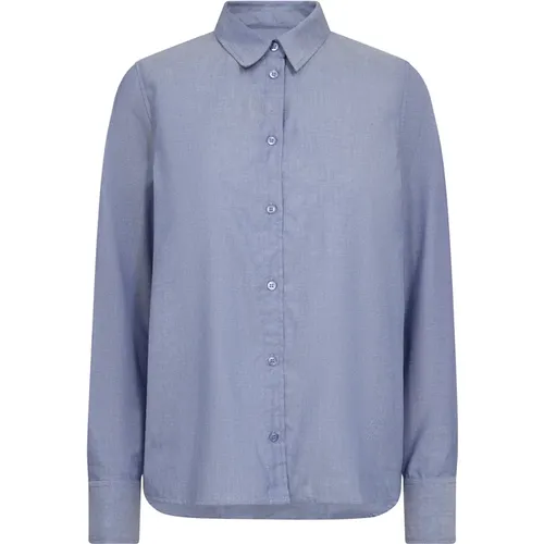 Classic Oxford Shirt Velvet Morning , female, Sizes: XL, L, S, M, XS - MOS MOSH - Modalova