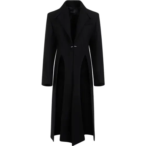 Wool Coat Aw23 , female, Sizes: 2XS - Mugler - Modalova