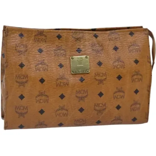 Pre-owned Canvas clutches , female, Sizes: ONE SIZE - MCM Pre-owned - Modalova