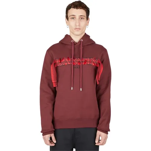 Logo Kapuzenpullover , Herren, Größe: XL - Lanvin - Modalova