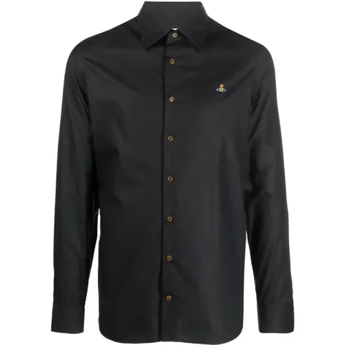Classic Ghost Shirt with Orb , male, Sizes: M - Vivienne Westwood - Modalova