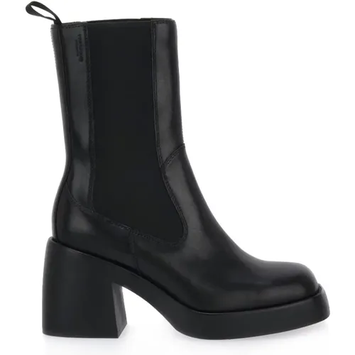 Brooke Cow Lea Ankle Boots , female, Sizes: 4 UK, 5 UK - Vagabond Shoemakers - Modalova