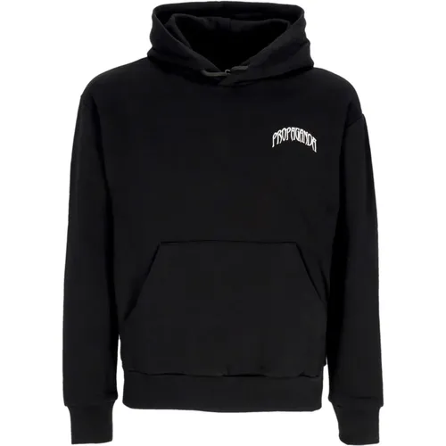 Schwarzer Triangle Web Hoodie , Herren, Größe: XS - Propaganda - Modalova