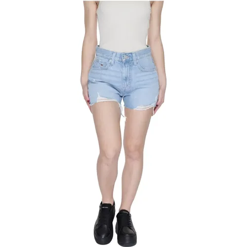 Denim Shorts , Damen, Größe: W24 - Tommy Jeans - Modalova