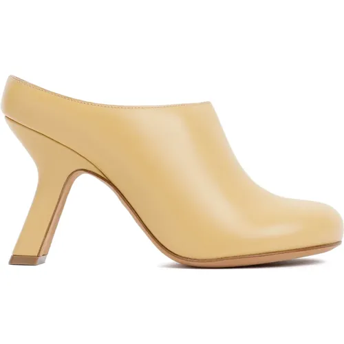 Leather Ankle Boots Terra Heel , female, Sizes: 3 UK - Loewe - Modalova
