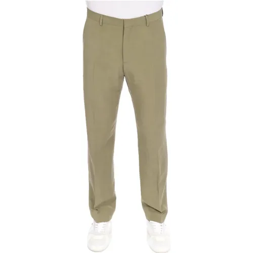 MSS Men`s Military Green Pants , male, Sizes: M, XS, S - Calvin Klein - Modalova