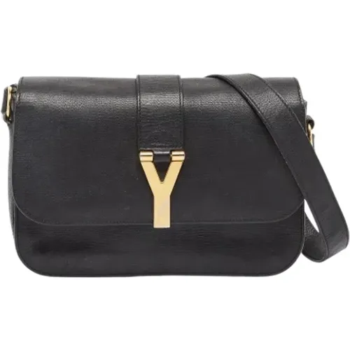 Pre-owned Leather shoulder-bags , female, Sizes: ONE SIZE - Yves Saint Laurent Vintage - Modalova