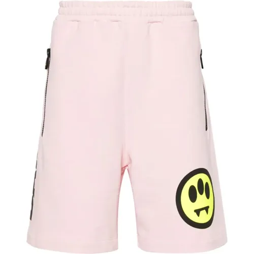 Face Motif Shorts , male, Sizes: XS, S - Barrow - Modalova