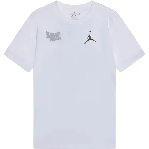 Weißes Wavy Motion Jumpman T-Shirt - Jordan - Modalova