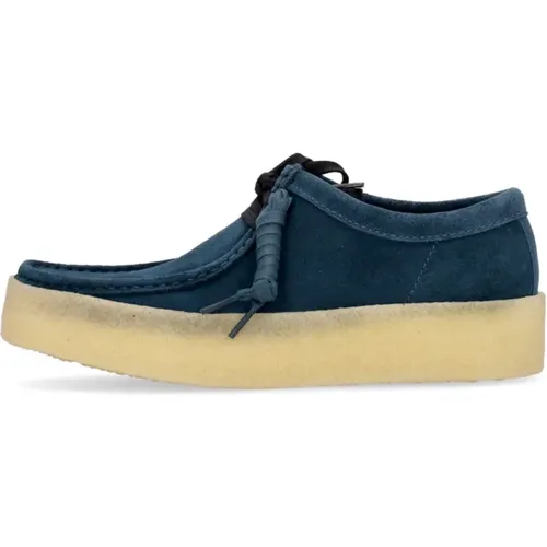 Tiefblaue Mokassin Lifestyle Schuh , Herren, Größe: 45 EU - Clarks - Modalova