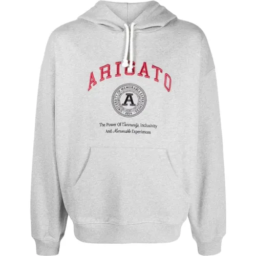 Graue Universitäts Hoodie Sweaters , Herren, Größe: XL - Axel Arigato - Modalova