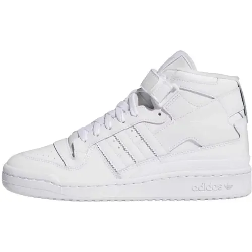 Mid-Top Forum Sneakers , Herren, Größe: 48 2/3 EU - Adidas - Modalova