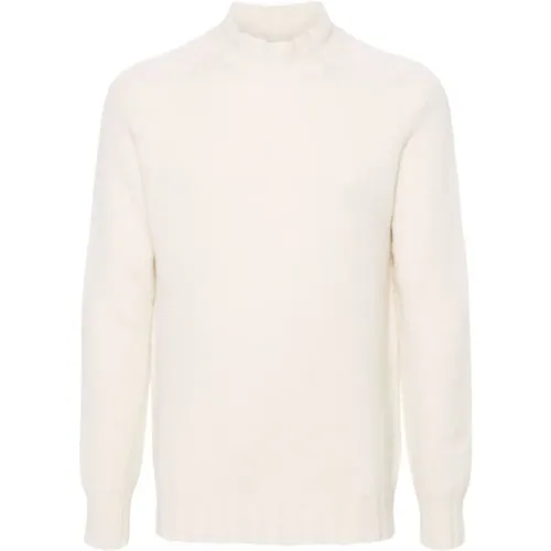 Cremeweißer Kaschmirstrickpullover , Herren, Größe: XL - Tagliatore - Modalova