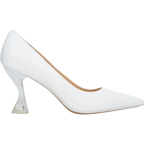 Weiße Leder High Heels Eleganter Stil - Estro - Modalova
