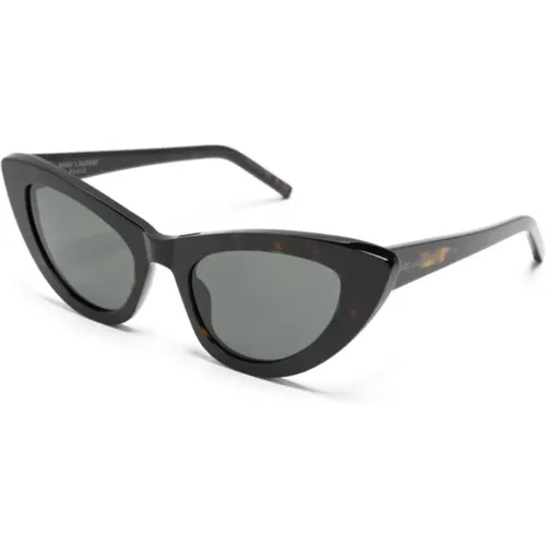 SL 213 Lily 016 Sunglasses , female, Sizes: 52 MM - Saint Laurent - Modalova