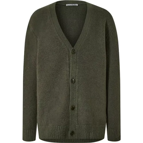 Grüner Strick-Cardigan - Acne Studios - Modalova