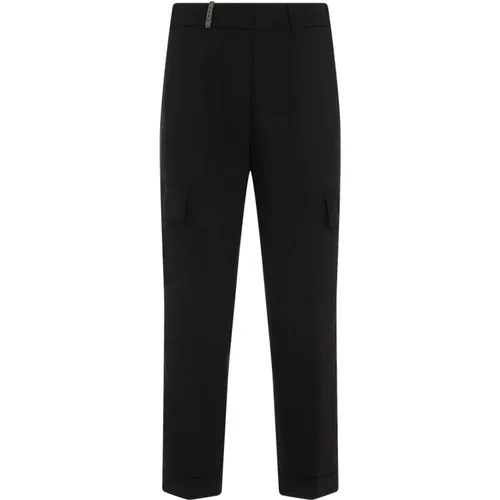 Cargo Pants 605 Nero , Damen, Größe: 2XS - PESERICO - Modalova