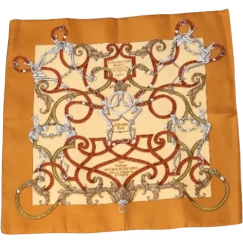 Pre-owned Silk scarves , female, Sizes: ONE SIZE - Hermès Vintage - Modalova