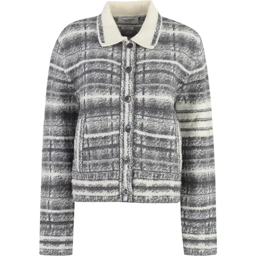 Klassische karierte Holzjacke - Thom Browne - Modalova