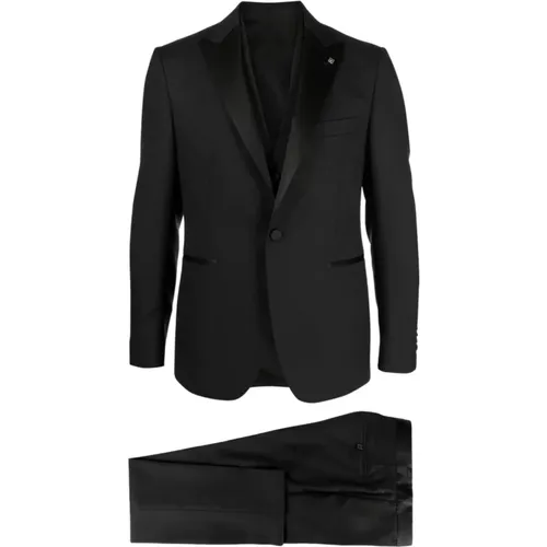 Gabardine Formal Suit for Men , male, Sizes: 2XL, L, M, XL, S - Tagliatore - Modalova