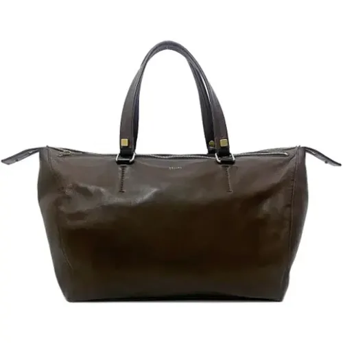 Pre-owned Leather celine-bags , female, Sizes: ONE SIZE - Celine Vintage - Modalova