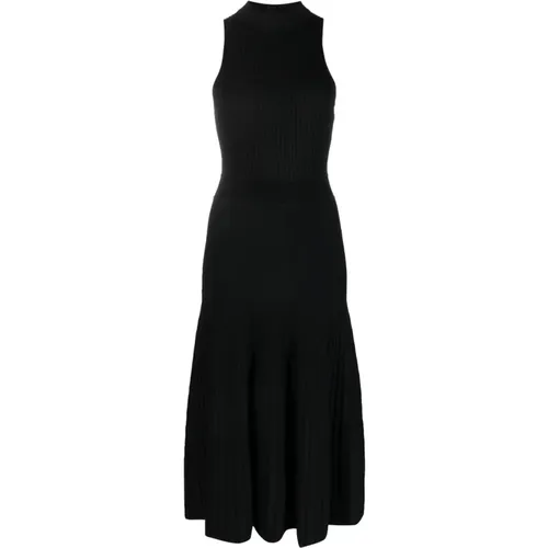 Schwarzes Tank Plissee Midi-Kleid - Simkhai - Modalova