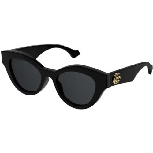 Stylische Sonnenbrille in Schwarz Grau - Gucci - Modalova