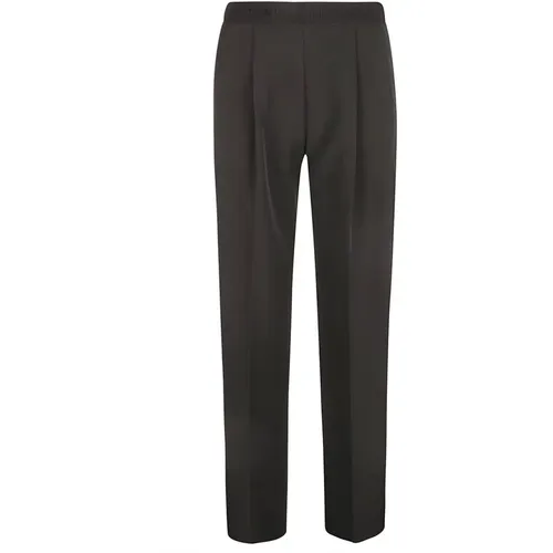 Straight-Leg Trousers , female, Sizes: 2XS, L, M - Ermanno Scervino - Modalova