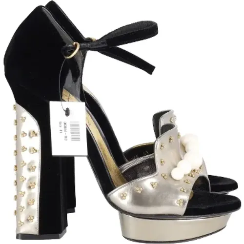 Pre-owned Suede heels , female, Sizes: 8 UK - Alexander McQueen Pre-owned - Modalova