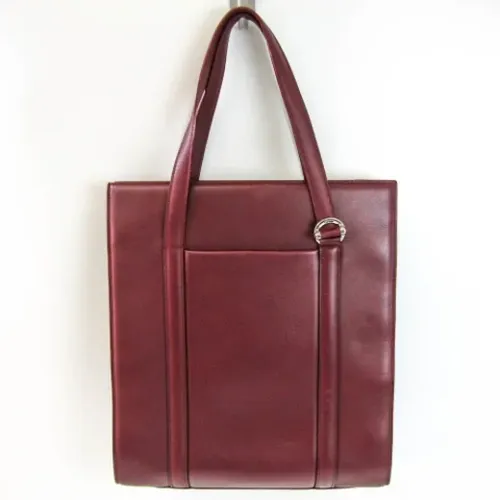 Pre-owned Leather handbags , unisex, Sizes: ONE SIZE - Cartier Vintage - Modalova