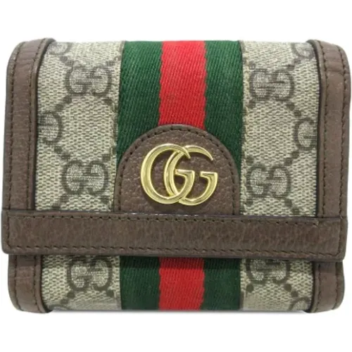 Pre-owned Leather wallets , female, Sizes: ONE SIZE - Gucci Vintage - Modalova