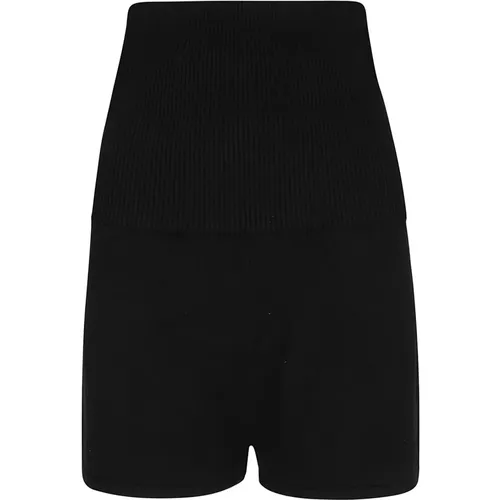 Strickshorts mit ausgestelltem Bein-Design , Damen, Größe: S - Max Mara - Modalova