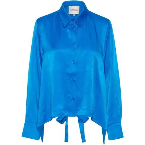Estellemw Knot Shirt Blouse Directoire , female, Sizes: S, XS, L - My Essential Wardrobe - Modalova