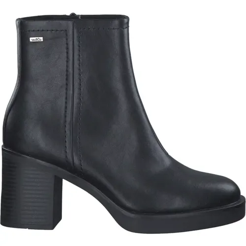 Schwarze Lässige Geschlossene Booties , Damen, Größe: 39 EU - s.Oliver - Modalova