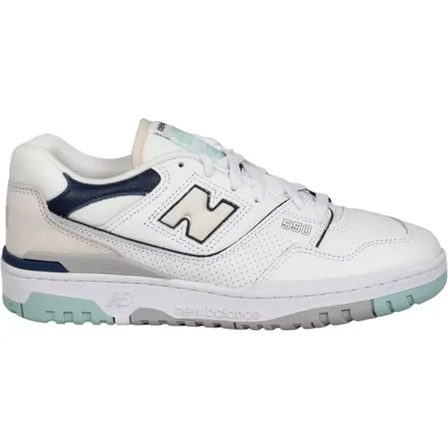 Sneakers - Leather with Fabric Details , male, Sizes: 6 1/2 UK - New Balance - Modalova