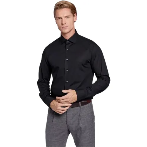 Men Stretch Cotton Poplin Shirt , male, Sizes: M, L, XL - Michael Kors - Modalova