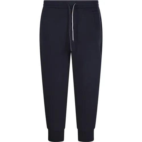 Marineblaue Jogginghose - Emporio Armani - Modalova