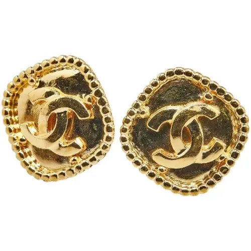 Pre-owned Metal earrings , female, Sizes: ONE SIZE - Chanel Vintage - Modalova